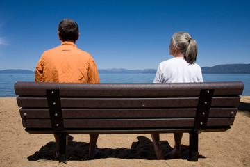 couple on bench