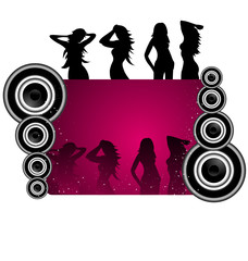 A beautiful abstract banner design vector