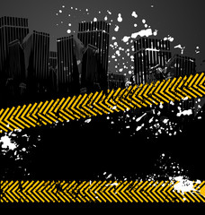 An awesome vector grungy urban background/banner design