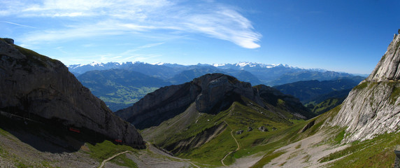 Plakat Panorama Berner Oberland