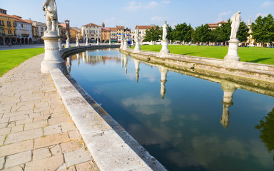 Main square of Padua Italy.