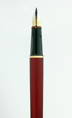 A fountain pen photographed on a clean white background