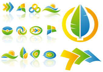 Obraz premium Vector logo and design elements
