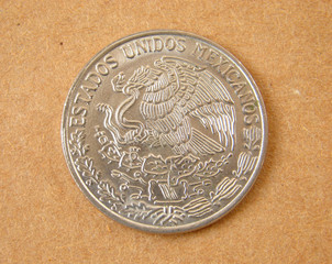 Old Mexico Coin isolated