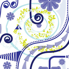 Floral repeater pattern