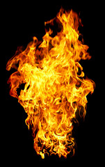 Fire photo on a black background .....