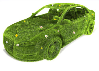 voiture bio - ecology car - verte