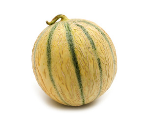 fresh mellon on white background