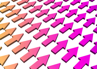 Pink Abstract Growth and Progress Background Concept Wallpaper