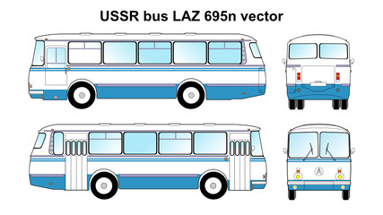 LAZ 695n vector