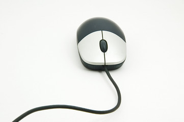 Computer mouse with white background in the studio.