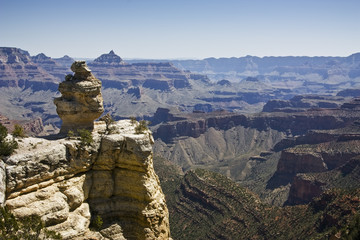 Fototapeta na wymiar Grand canyon in arizona, USA. Horizontal shot.