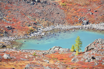 Turquoise Lake – autumnal colors