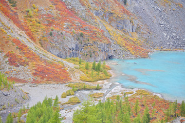 Turquoise Lake – autumnal colors