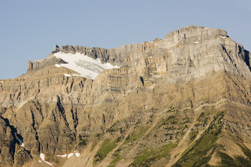 Crowfoot Mountain in Banff National Park Canada