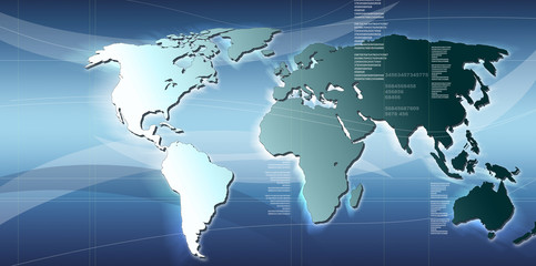 globalization in blue