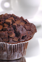 Muffin und Tasse