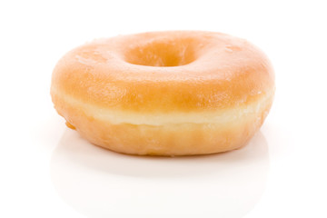 a sweet donut with white background