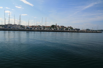 Fototapeta na wymiar port de Zadar Croatie