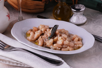 Fagioli infiascati - Antipasti Toscana