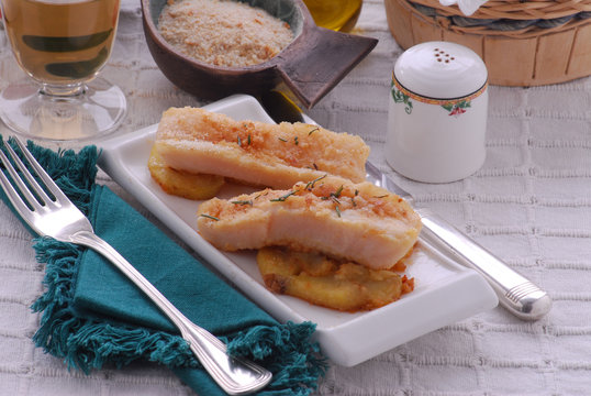Filetti di nasello e patate - Secondi di pesce