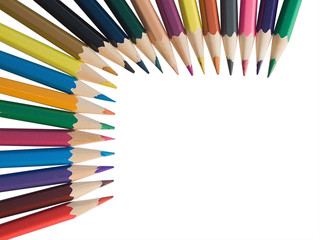 Assortment of colored pencils