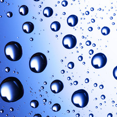 Blue drops, may be used as background