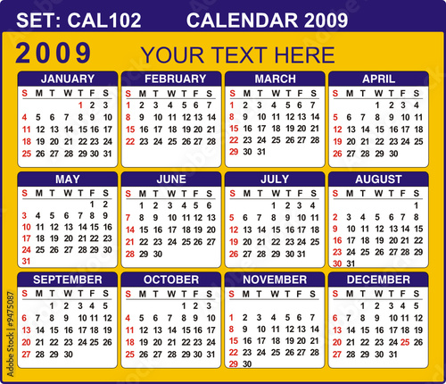 2009 Calendar