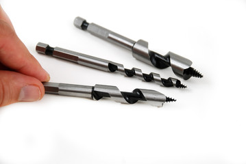 stock pictures of drill bits with augers