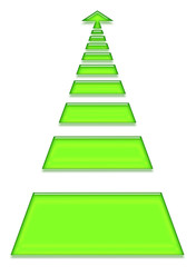 Fototapeta premium Flèche verte