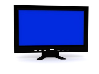 Fototapeta premium LCD monitor. 3D
