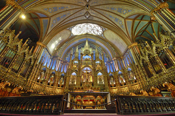cathedrale montreal,techniqueHDR