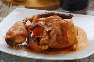 Coniglio in umido - Secondi Carne Emilia Romagna