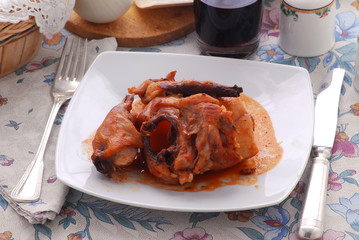 Coniglio in umido - Secondi Carne Emilia Romagna