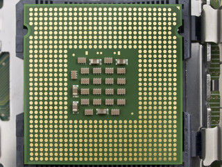 Computer CPU Central Processing Unit close up