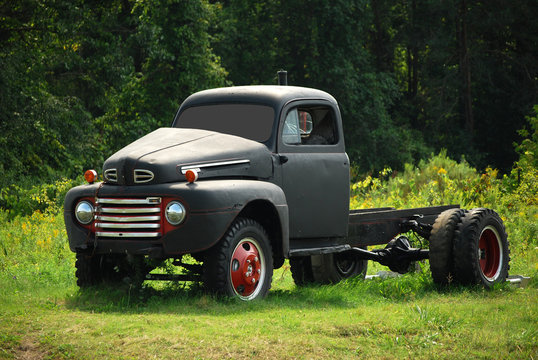 Old gray truck