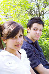 Fototapeta premium teen couple