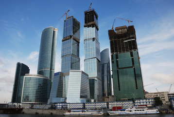 moscow city; russian centre of trade and business