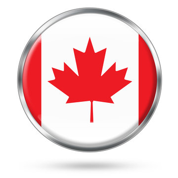 Canada Icon button series easy to extract