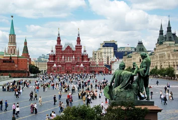 Fototapeten Roter Platz in Moskau, Russische Föderation © Helen Filatova