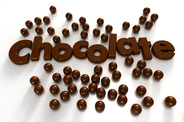 Word chocolate