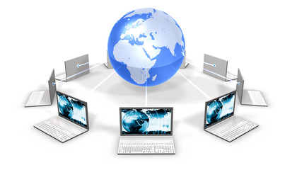 White Laptops Aroun The World