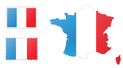 France Flag and Map Pack