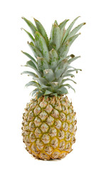 Pineapple isolated over white background