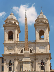 bestimmungsort rom, trinita dei monti und obelisk sallustiano