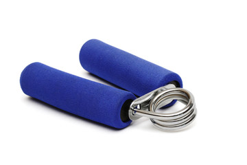 Hand expander on  white background