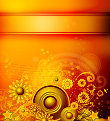 Obraz premium floral background