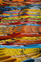 Kayaks in color