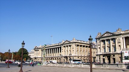 Fototapeta na wymiar Place de la Concorde, vue d'ensemble