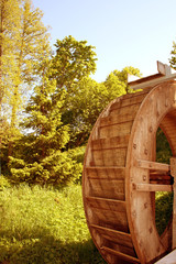 Naklejka premium Old water mill